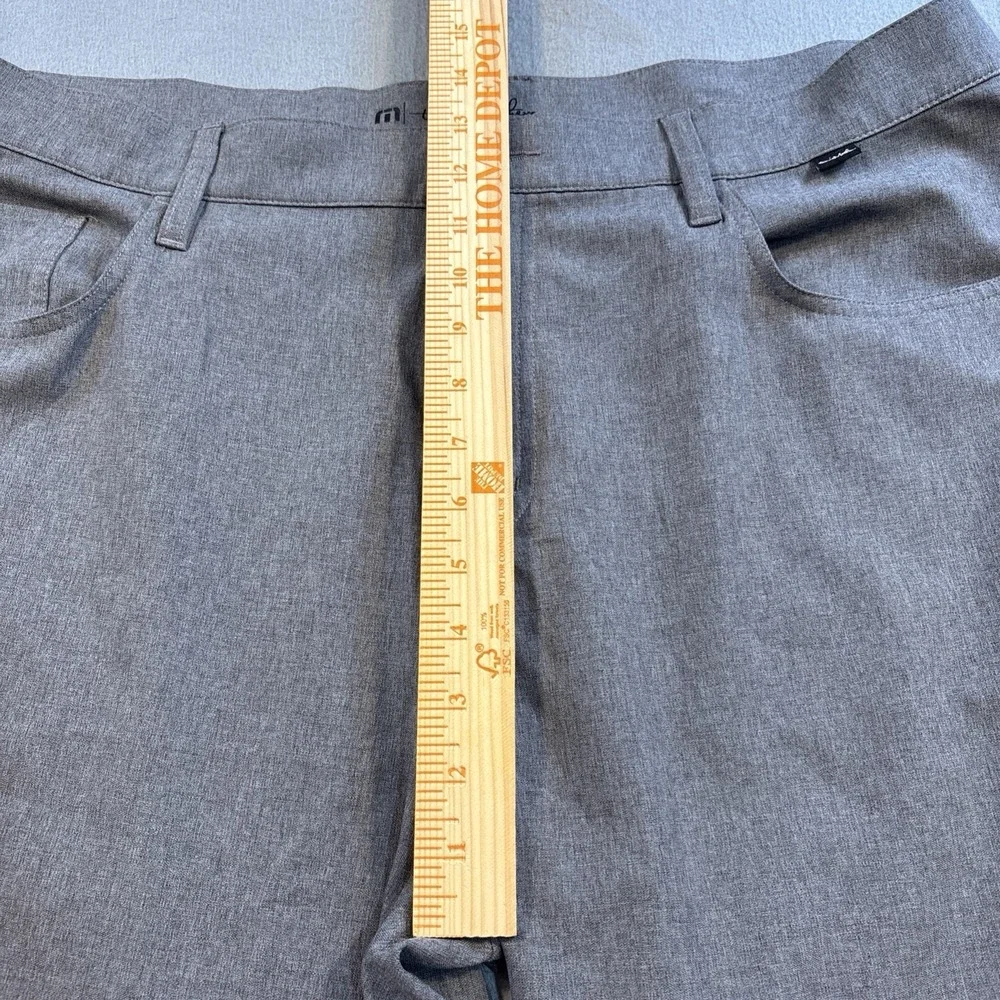 Travis Mathew Mens 40 Open To Close Tech Chino Golf Pants Performance GRAY